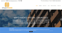 Desktop Screenshot of grupoanade.com